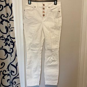 Lauren Conrad Skinny Ankle Distressed Jeans